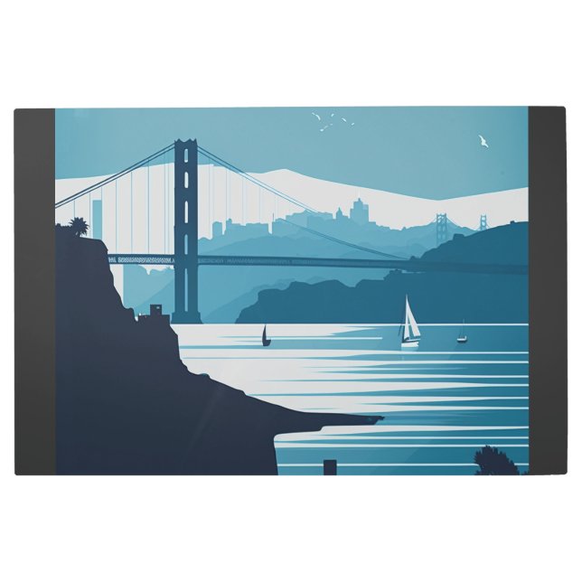 IMPRESIÓN EN METAL BAHÍA DE FRISCO #1 (Anverso)