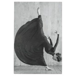 Impresión En Metal Bailarina de ballet victoriana en movimiento