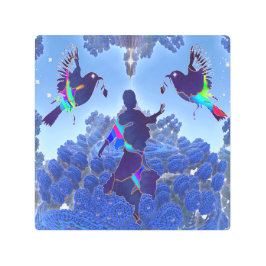 Impresión En Metal Baile natural