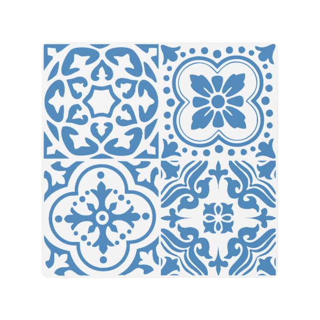 Impresión En Metal Baldosas azules portuguesas 2 (Anverso)