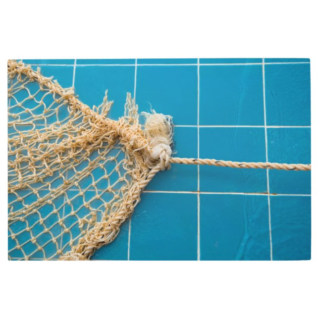 Impresión En Metal Baldosas De La Piscina (Anverso)