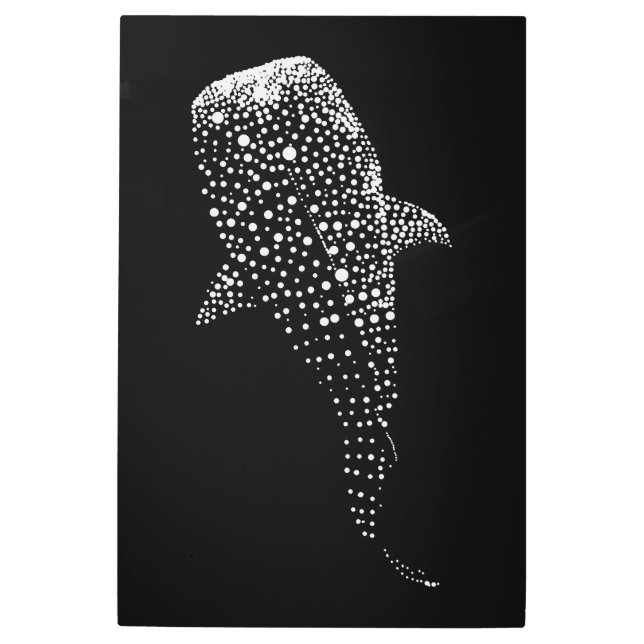 Impresión En Metal Ballena nocturna estrellada: Guardián Celestial de (Anverso)