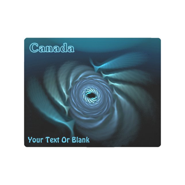 Impresión En Metal Ballenas de hielo - Canadá (Anverso)