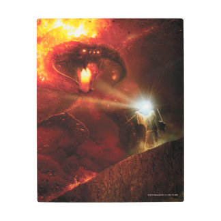 Impresión En Metal Balrog contra GANDALF™