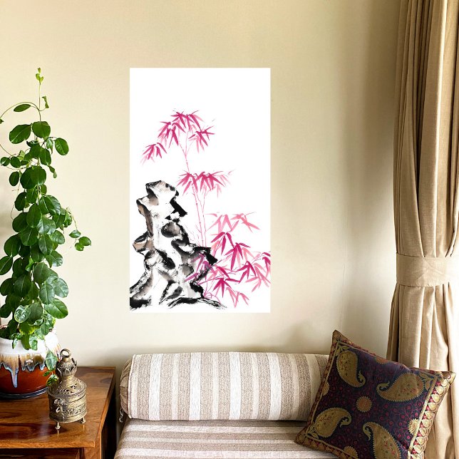 Impresión En Metal Bambú - rojo (Subido por el creador)