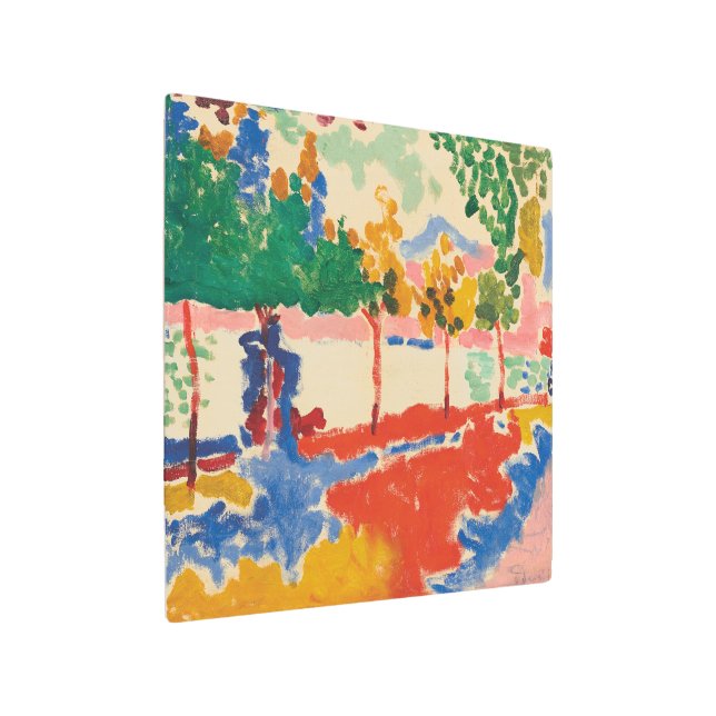 Impresión En Metal Bancos fluviales | Andre Derain | (Angulado)