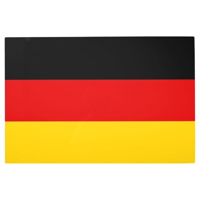 Impresión En Metal Bandera de Alemania (Anverso)