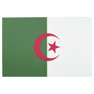 Impresión En Metal Bandera de Argelia