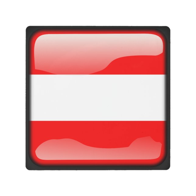 Impresión En Metal Bandera de Austria (Anverso)