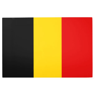 Impresión En Metal Bandera de Bélgica