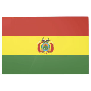 Impresión En Metal Bandera de Bolivia