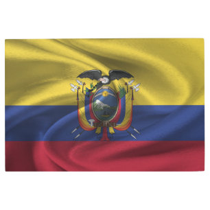 Impresión En Metal Bandera de Ecuador