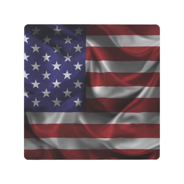 Impresión En Metal Bandera de EE.UU. (Anverso)