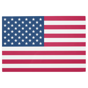Impresión En Metal Bandera de Estados Unidos