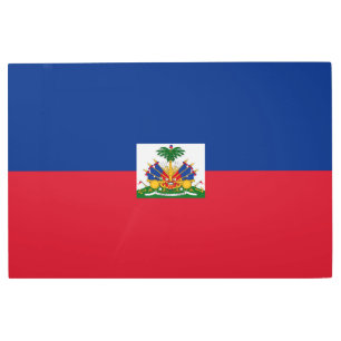 Impresión En Metal Bandera de Haití
