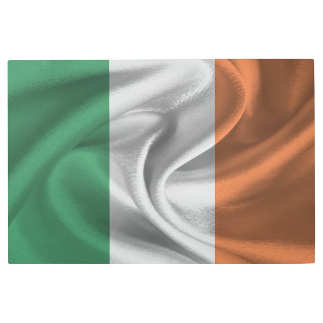 Impresión En Metal Bandera de Irlanda (Anverso)