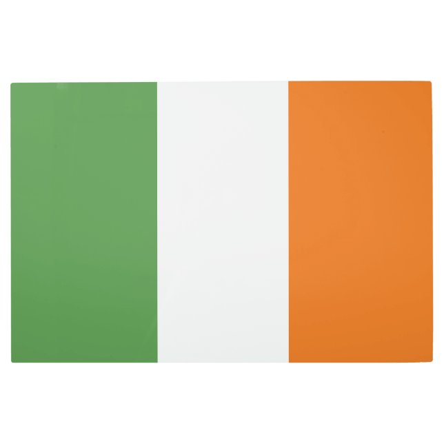 Impresión En Metal Bandera de Irlanda (Anverso)