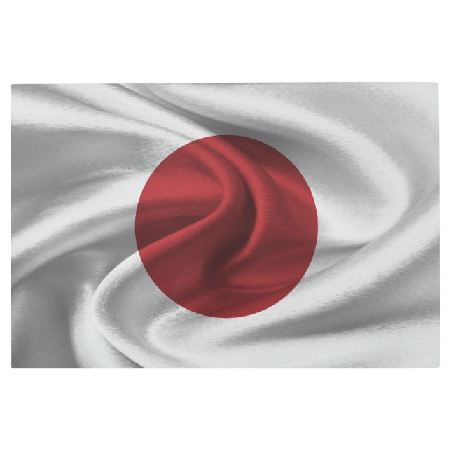 Impresión En Metal Bandera de Japón (Anverso)