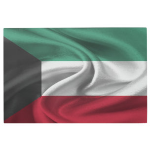 Impresión En Metal Bandera de Kuwait