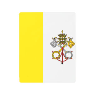 Impresión En Metal Bandera de la Ciudad del Vaticano