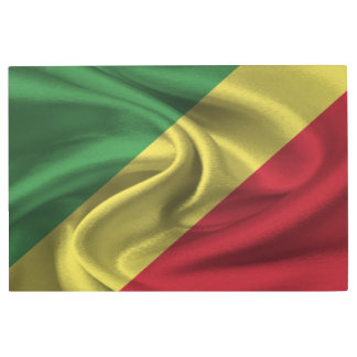 Impresión En Metal Bandera de la República del Congo