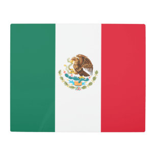 Impresión En Metal Bandera de México, Bandera de la República Mexican