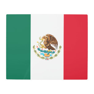 Impresión En Metal Bandera de México, Bandera de la República Mexican