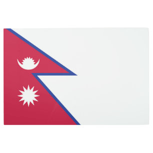 Impresión En Metal Bandera de Nepal