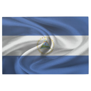 Impresión En Metal Bandera de Nicaragua