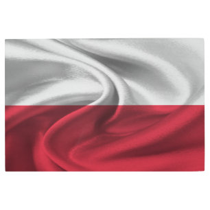 Impresión En Metal Bandera de Polonia