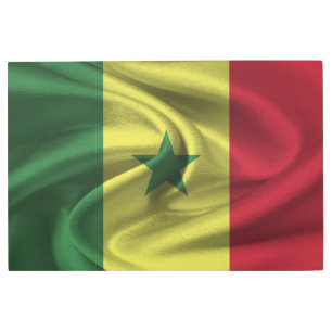 Impresión En Metal Bandera de Senegal