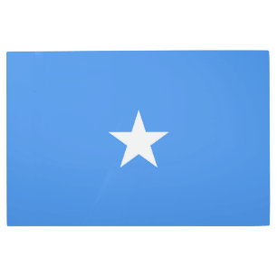 Impresión En Metal Bandera de Somalia