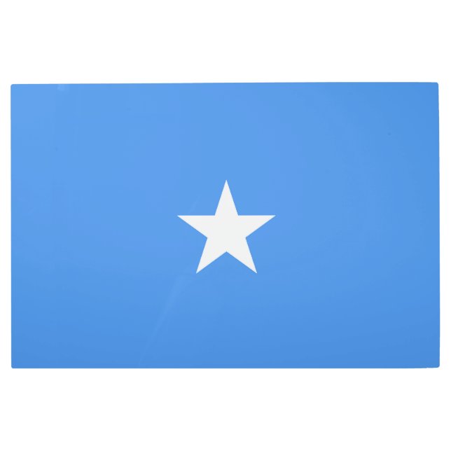 Impresión En Metal Bandera de Somalia (Anverso)