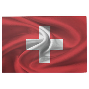 Impresión En Metal Bandera de Suiza