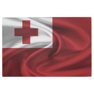 Impresión En Metal Bandera de Tonga