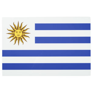 Impresión En Metal Bandera de Uruguay