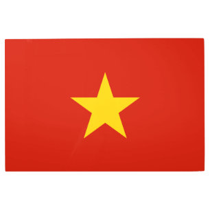 Impresión En Metal Bandera de Vietnam