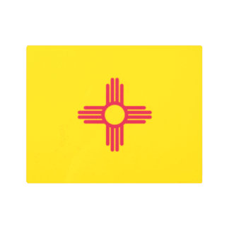 Impresión En Metal Bandera del estado de Nuevo México