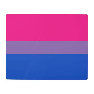 Impresión En Metal Bandera del Orgullo Bisexual