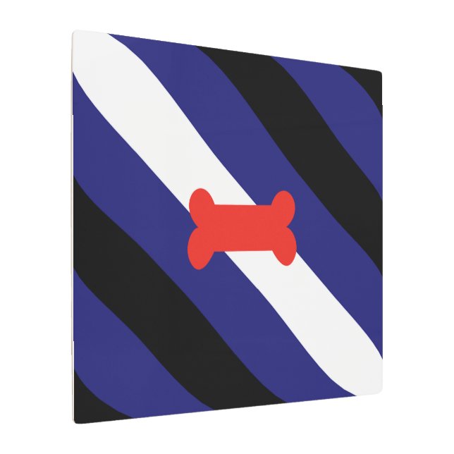 Impresión En Metal Bandera del Orgullo de la Obra Jugadora (Angulado)