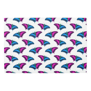 Impresión En Metal Bandera del Orgullo Polisexual Mariposa de cerda