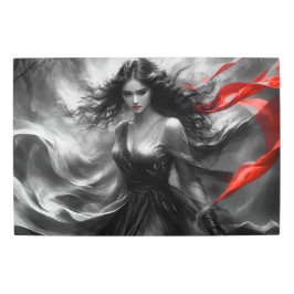 Impresión En Metal Banderas rojas 3 bw