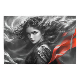 Impresión En Metal Banderas rojas 5 bw