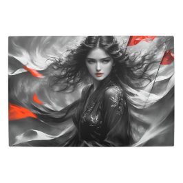 Impresión En Metal Banderas rojas 8 bw