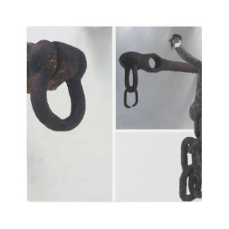 Impresión En Metal Barcelona Door Knocker, N0. 003