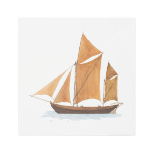 Impresión En Metal Barco