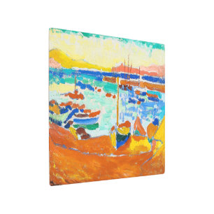 Impresión En Metal Barcos en Collioure   Andre Derain  