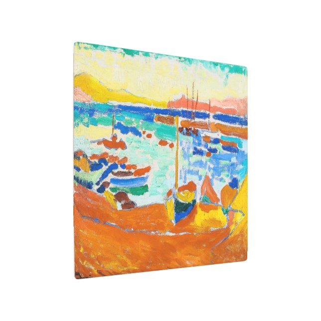 Impresión En Metal Barcos en Collioure | Andre Derain | (Angulado)