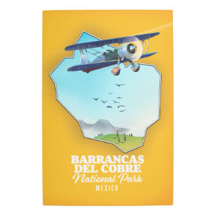 Impresión En Metal Barrancas del cobre parque nacional méxico.