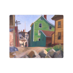Impresión En Metal Barrio italiano, Gloucester   Edward Hopper